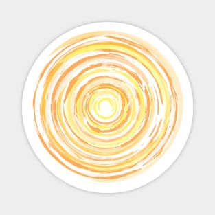 Sun pattern - yellow Magnet